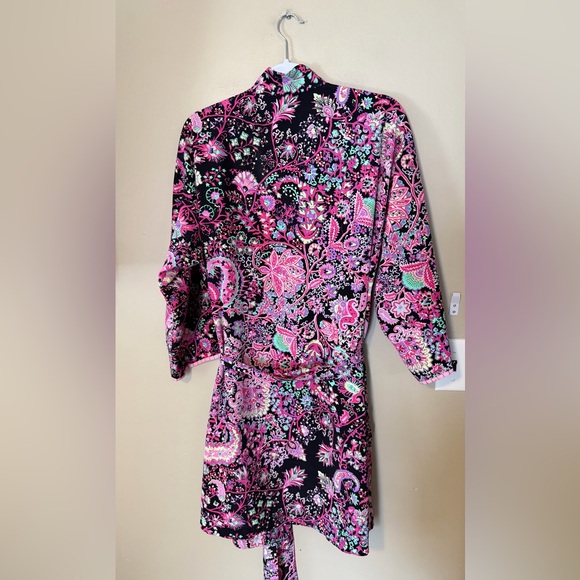 NATORI Vintage Floral Paisley Kimono Robe - Picture 6 of 7